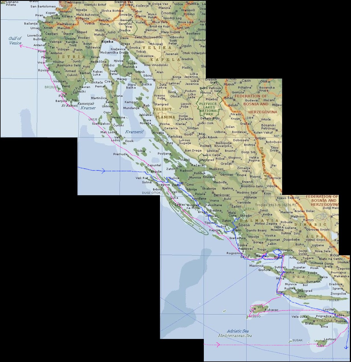 Croatia Route
